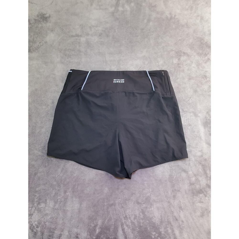 New Balance Sz L Running Shorts Womens Black Lined Athleisure Active Hiking C9 - Picture 6 of 8